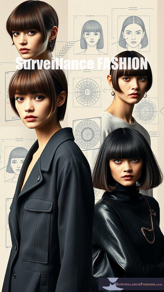 bangs obscure facial features