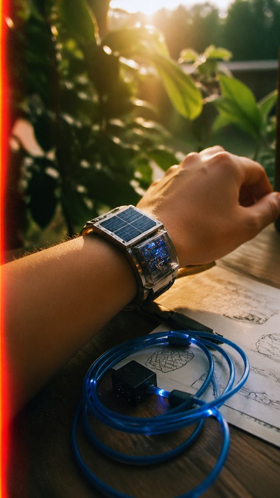 battery efficient quantum wristbands