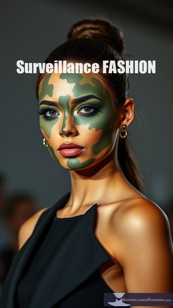 camouflage face paint methods