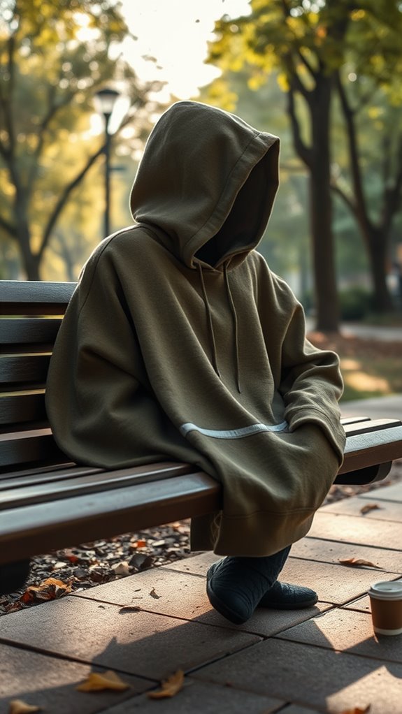 chic hoodies for privacy