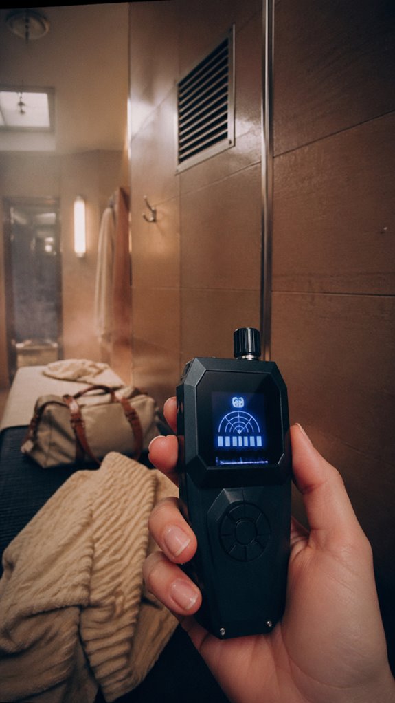 detecting hidden camera lenses