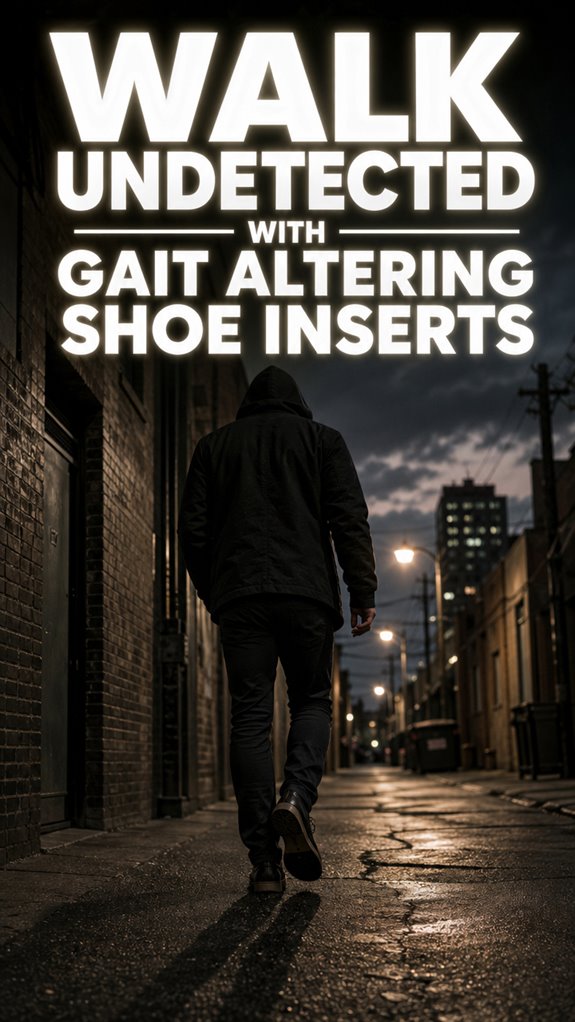 Walk Undetected With Gait Altering Shoe Inserts