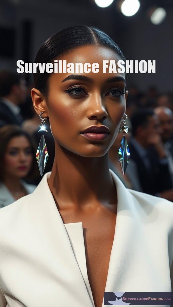 earrings for privacy protection