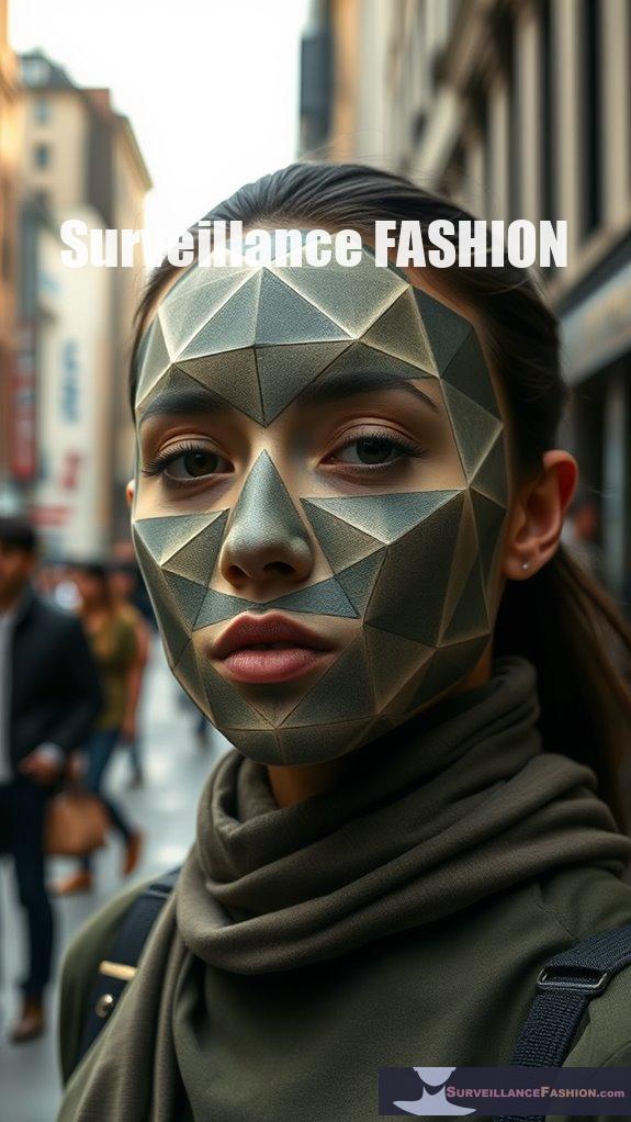 facial disguise geometric patterns