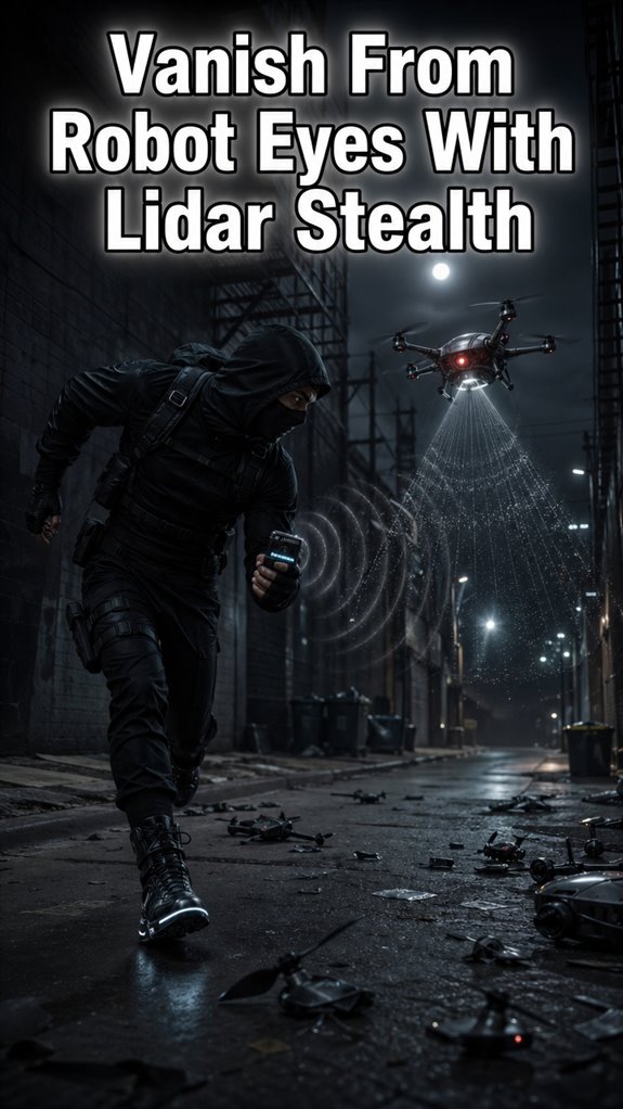 Vanish From Robot Eyes With Lidar Stealth