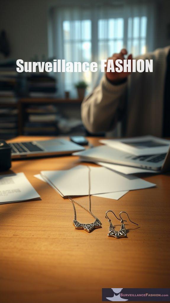 jewelry obstructing facial recognition