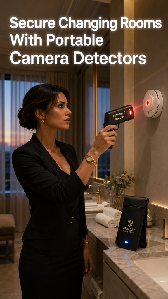 Secure Changing Rooms With Portable Camera Detectors