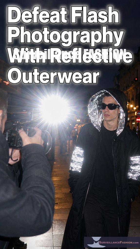 reflective outerwear defeats flash