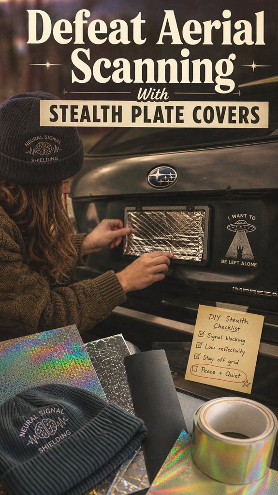Defeat Aerial Scanning With Stealth Plate Covers