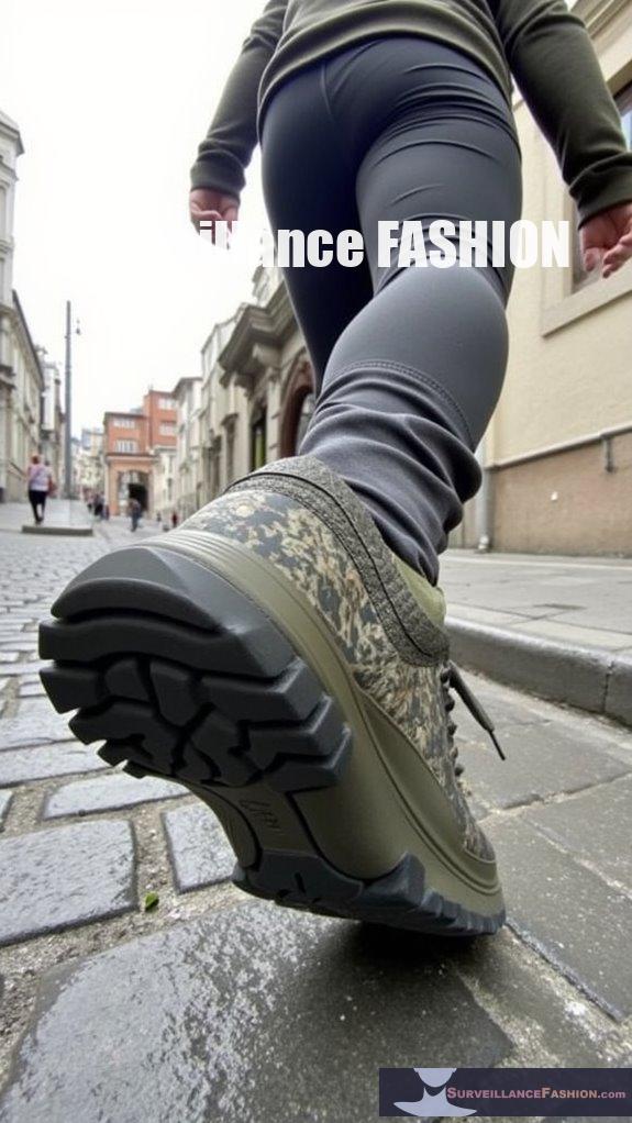 stealth footwear enhances stability