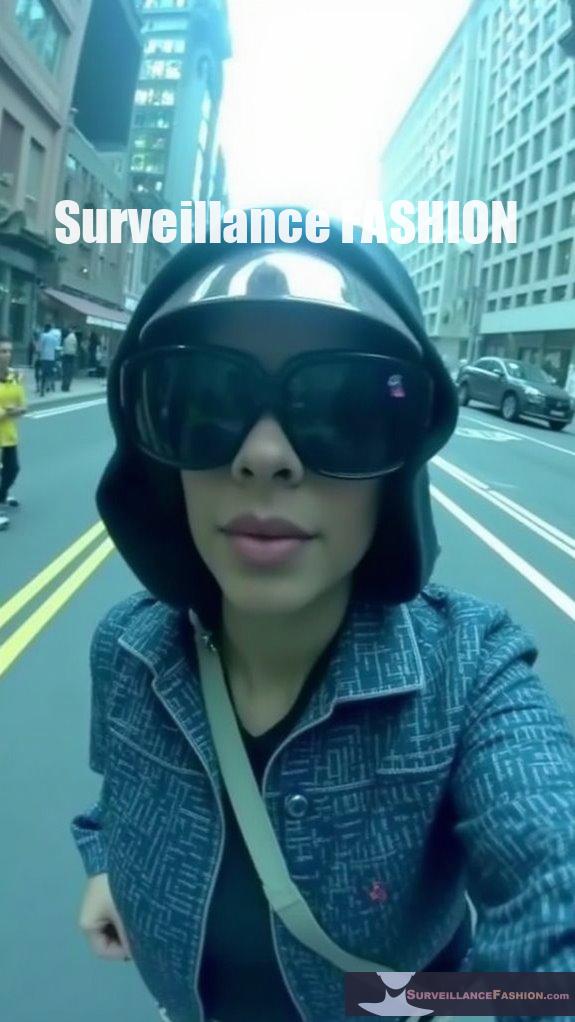 surveillance inspired wearable art