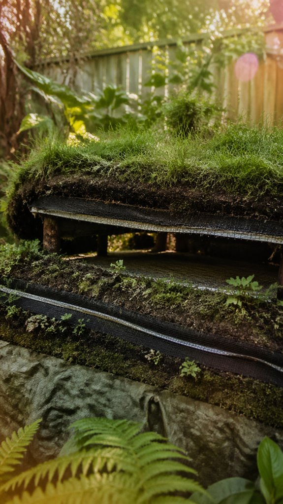 thermal camouflage with layered materials