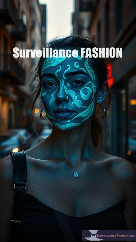 vibrant artistic facial designs